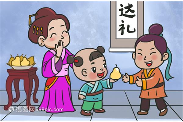 孔融讓梨英語故事