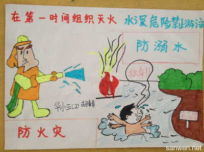 消防手抄報簡單