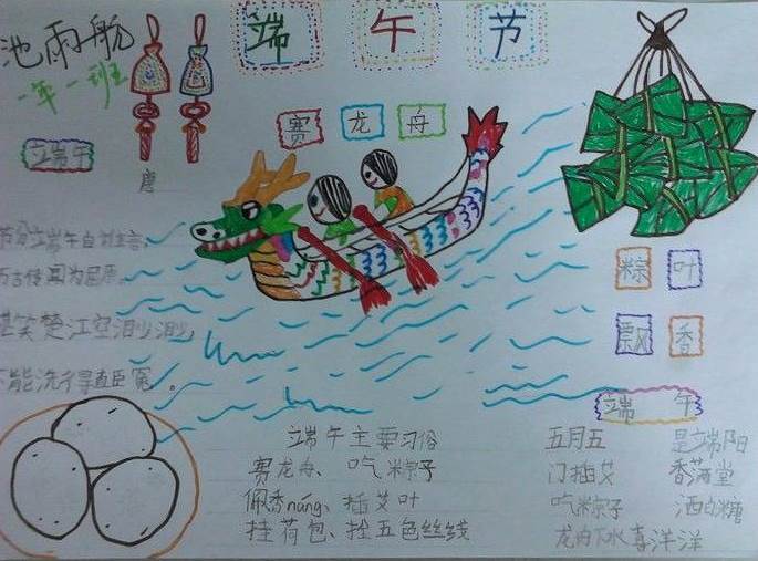 端午節(jié)手抄報簡單漂亮