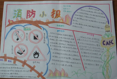 消防安全日手抄報(bào)