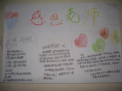 感恩老師手抄報(bào)圖片