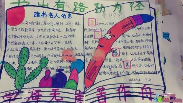 以勤為主題的手抄報