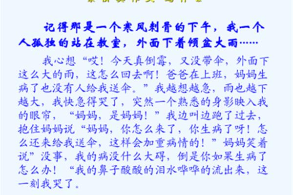 狂風(fēng)暴雨的作文